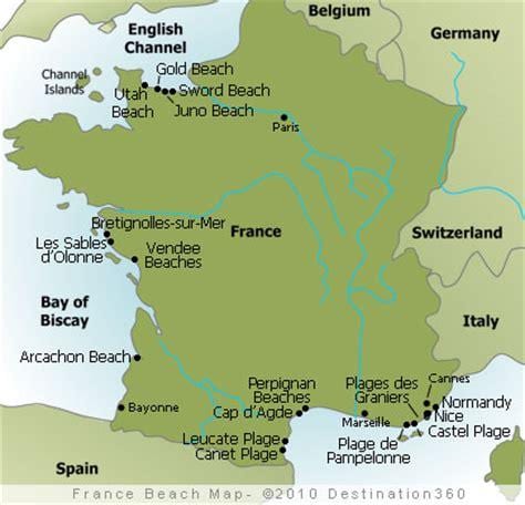 地図のフランスビーチ