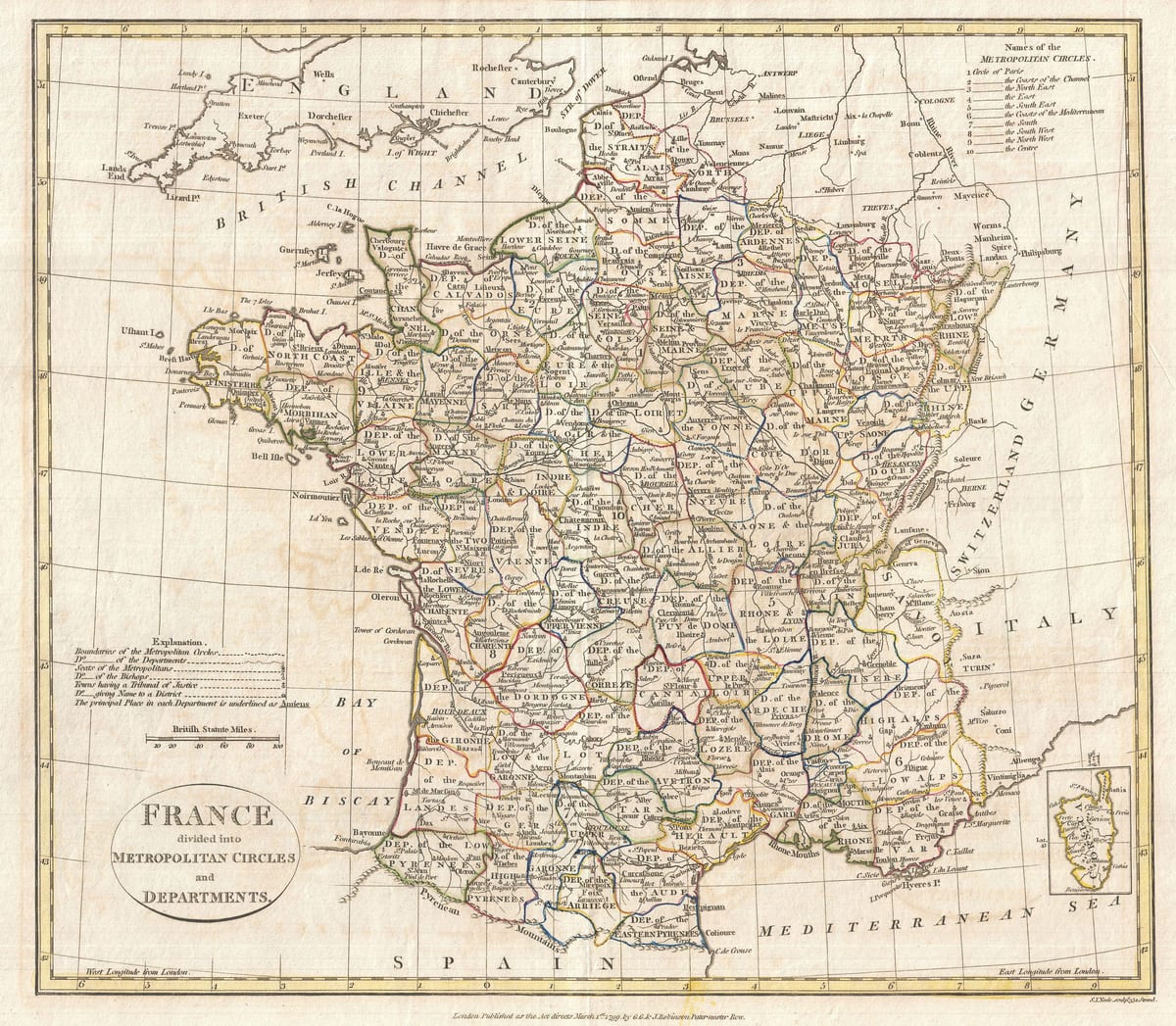 古代フランスの地図