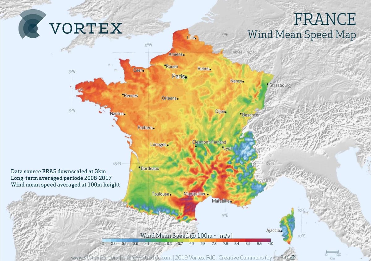 地図のフランス風
