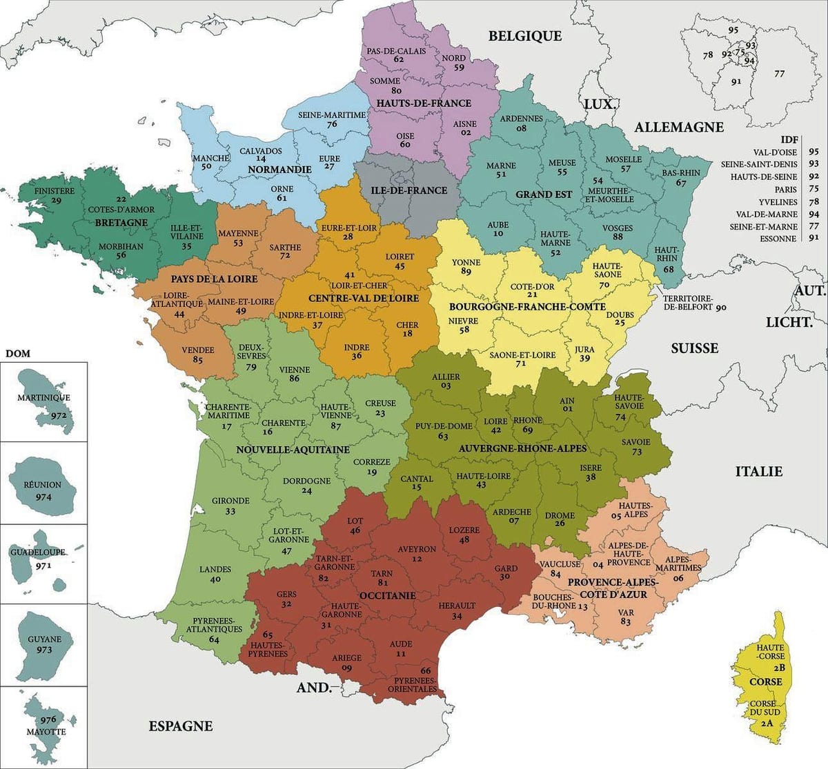 地図のフランス学科