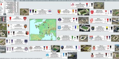 地図のフランススタジアム