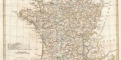 古代フランスの地図