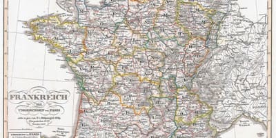 地図のフランスの歴史