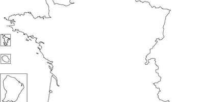 平野フランスの地図
