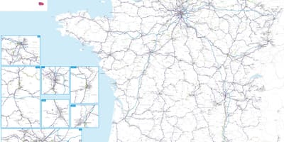 地図のフランス、美術館